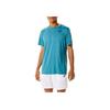Logo Crew Neck Pullover Short Sleeve T-Shirt Men Tops Blue 2041A136-302