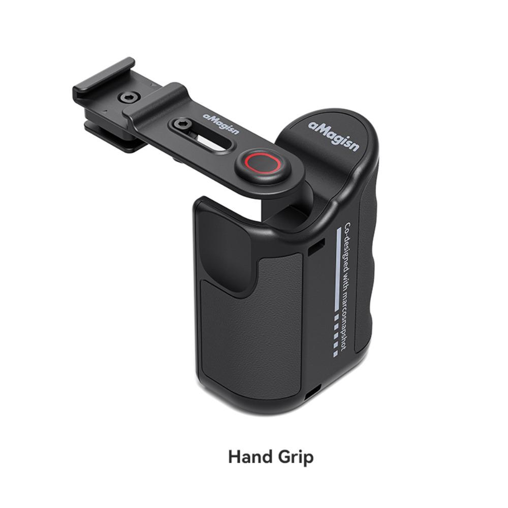 Shutter Button StreetGrip Vlog Holder for DJI Action/Insta360 Ace Pro Camera Accessories