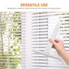 8Pcs Roller Shutter Spring Replacement Stainless Steel White Coated Slat Hanger for Window Security Shutter Curtain Repair Kit