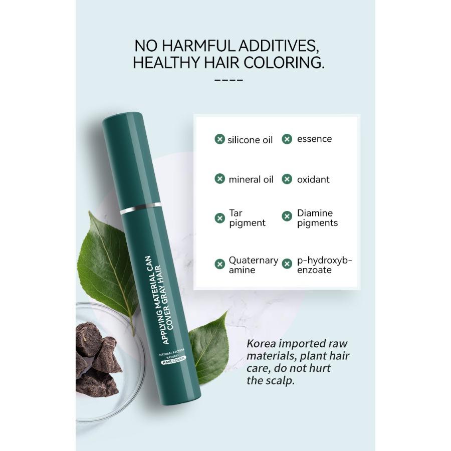 MLSMILE Disposable Hair Dye Stick One Comb Black and White Hair Cover Complementary Color Brush Temporary Hair Dye