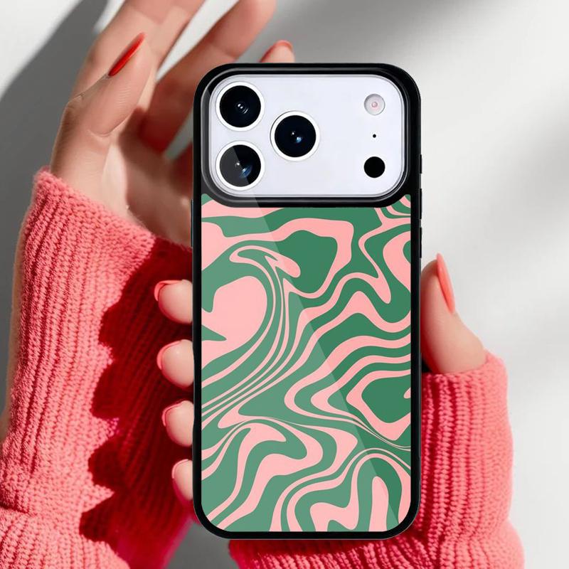 Liquid Swirl Abstract Pattern Phone Case for iPhone 17 16 15 14 13 Pro Max Back Cover for 12 11 Pro Coque