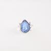 Tanzanite Gemstone 925 Sterling Silver Jewelry Handmade Blue Stone Ring For Her RR-57-4