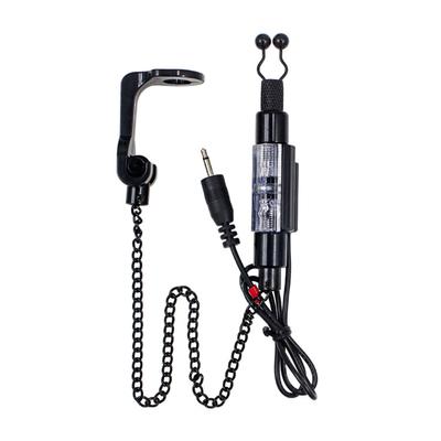 4pcs LED Indicators Fishing Illuminated Swingers Bite Alarm Indicator Lights with Carry Case for