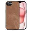 For iPhone 16e Case Shockproof Slim Retro Leather Phone Back Cover