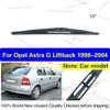 For Opel Astra G Liftback 1998 - 2004 Wiper 16" Rear Wiper Blade Windshield Windscreen Clean Tailgate Window Rain Brush