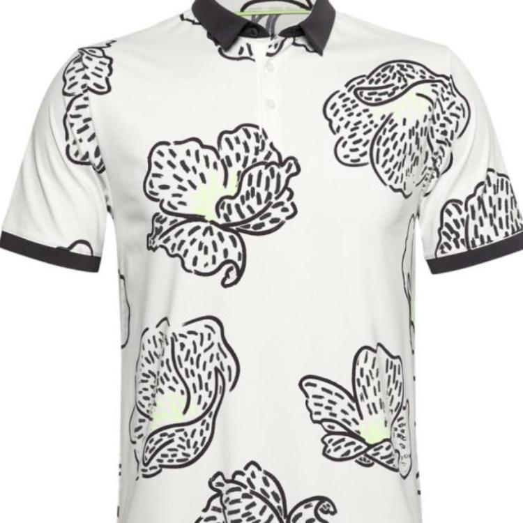 Under Armour Range Unlimited Monarch Polo Shirt 'White Black' Men's 1358781-112