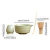 4pcs/set NEW High-end Japanese Ceramic Matcha Gift Box Matcha Tea Set With Whisk And Bowl Sumptuous Grinder Brush Tea Tools Hold