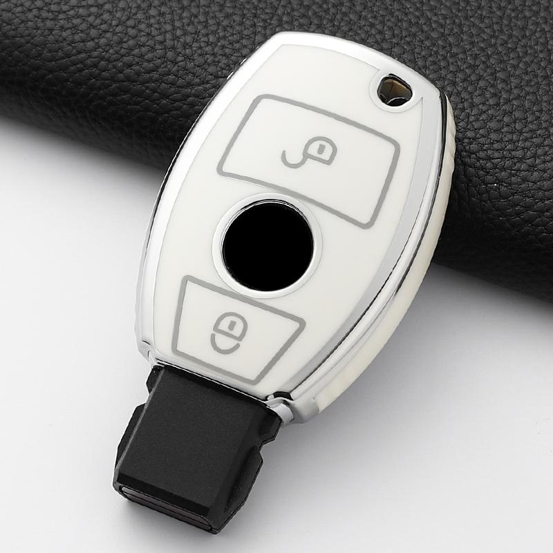 Fashion Tpu Car Key Case Cover Shell Fob For Mercedes Benz A B C E Class Gls Gla Glk Glc Cls Cla Amg W204 W205 W212 W463 W176