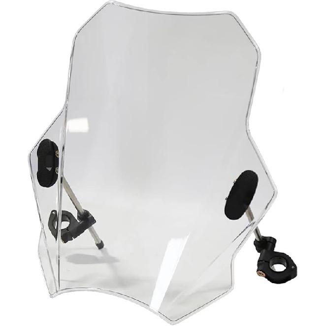 

Universal Motorcycle Windshield Glass Cover Screen Deflector Compatible with Husqvarna 701 Svartpilen Vitpilen 250 401 701 Nuda 900 R(Transparent) прозорий