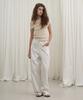 MARROT Curved Cotton Pants_White