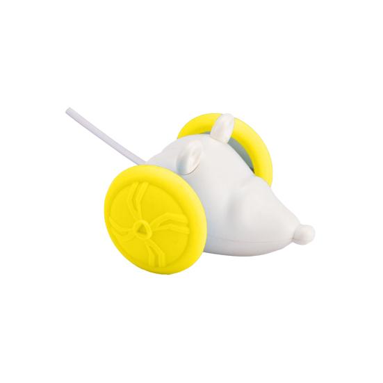 Interactive Cat Toys for Indoor Cats Electric Automatic Mouse Toy with Light-up Tail Cat Chasing Toy with Remote Control