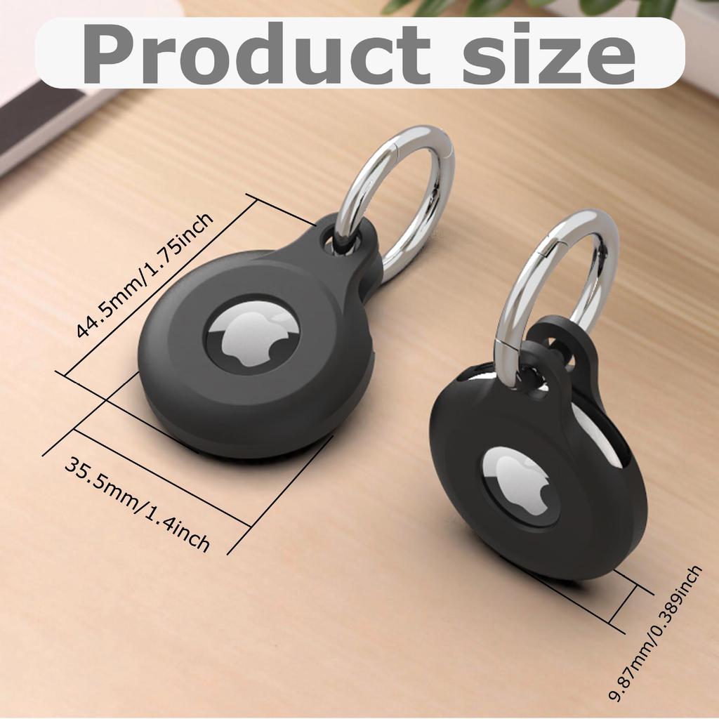Schutz-Schlüsselanhänger-Hülle für Airtag der 2. Generation - Apple Locator Tracker Anti-Verlust-Abdeckung