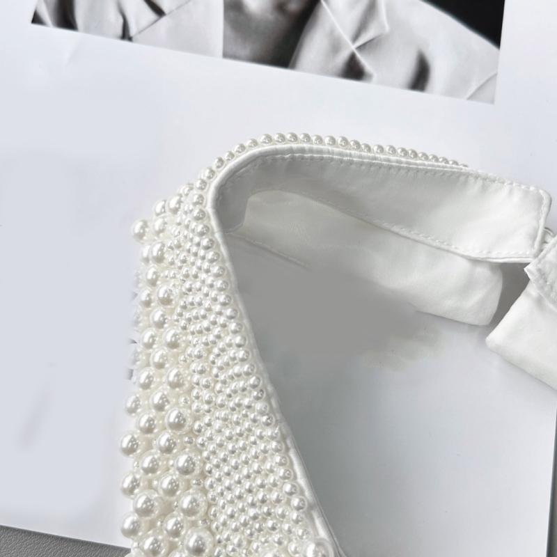Detachable Lapel Collar False Elaborate Girls Collar Accessory Jeweled Collar Ancient Art Decorative False Shawl