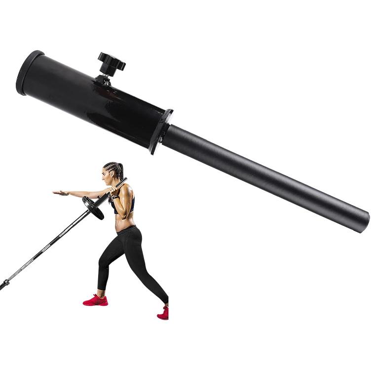 Straight Bar Landmine Handle Attachment for 2-Inch Olympic Barbell, Home Gym Strength Training Equipment, Viking Press Landmine Handle Attachment for