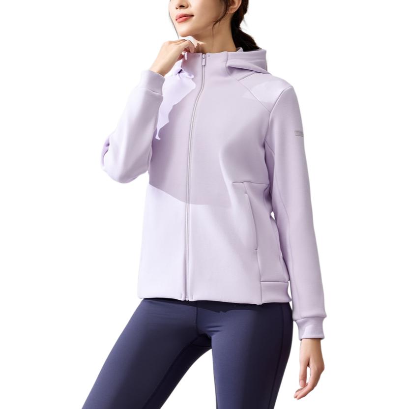 

Anta Knitted Sports Warm Jacket Women Jackets Peach-Purple 162447717N-1 2XL