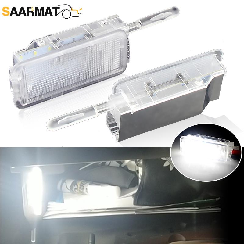 

2pcs LED Glove Box Light Interior Glove Box Lamp for Peugeot 206 207 306 406 307 406 407 607 806 for Citroen C2 Picasso Xsara