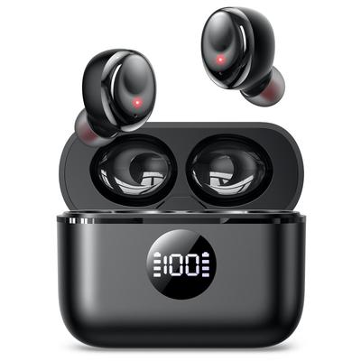 Bluetooth Wireless Earphones Sound Quality Call Noise Ear Cuff Bluetooth 60 Hours of Battery IPX7 LED Fast Ear Cuff [Hi-Fi + Cancelling] Open-Ear