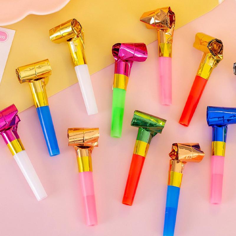 5/10/15/20PCS Plastic Blowing Dragon Whistles Mixed Color Sport Game Cheering Up Prop Festival Party Souvenir Carnival Gift ZYF