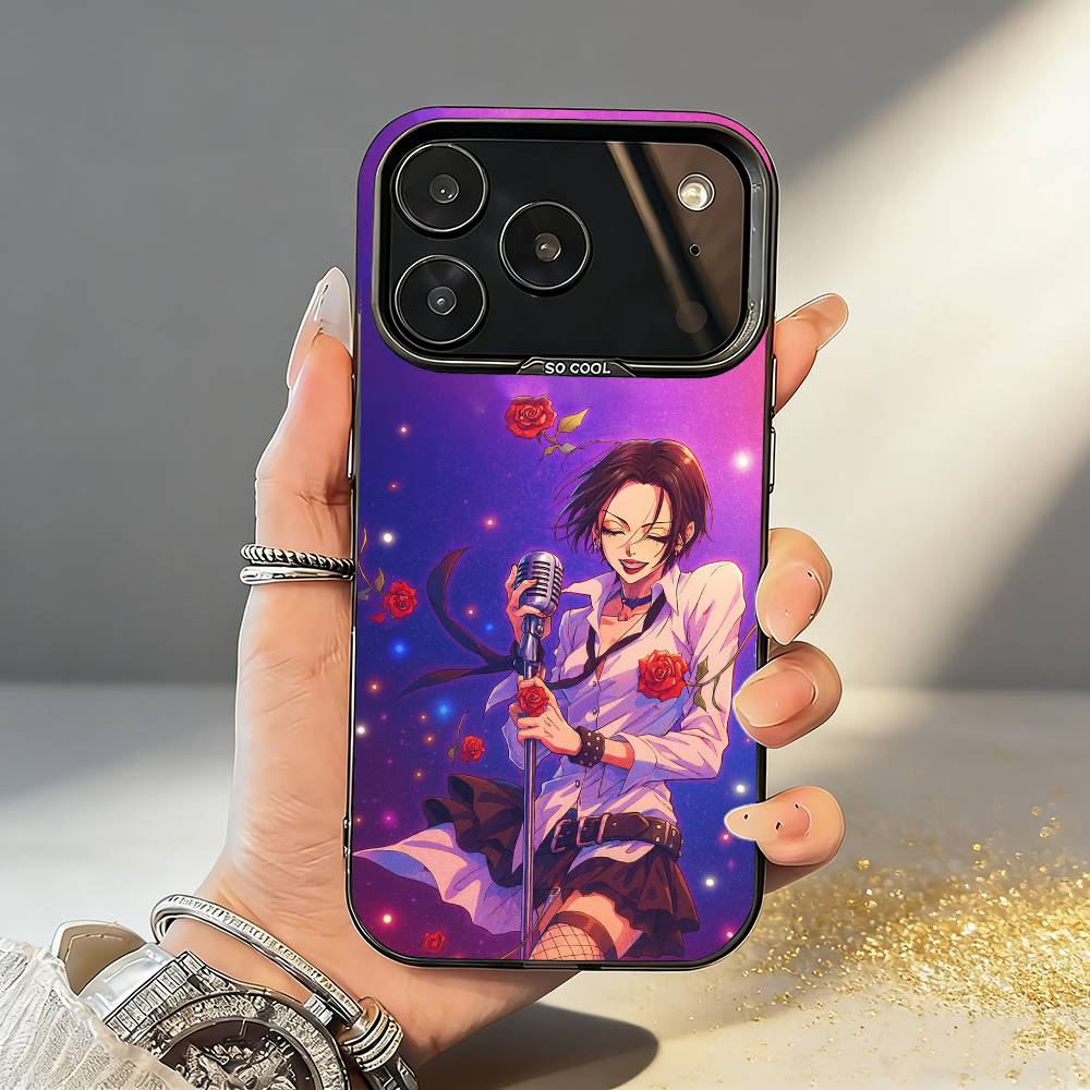 Мультяшный O-Oosaki Nana Чехол для телефона для iPhone17,16,15,14,13,12,11,Pro,MAX Белый Матовый Ударопрочный Чехол iPhone13