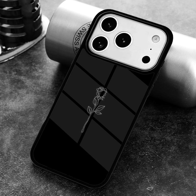 

Minimal Aesthetics Flowers Phone Case for iPhone 17 16 15 Pro Max Air 14 13 12 11 Plus Shockproof Capa Cover iPhone 16