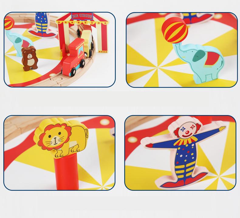 25 stücke Holz Brücke Tunnel Städtischen Schiene Überführung Verkehrs Auto Spielzeug Szene Kombiniert Zug Gleis Zubehör Buche Plattenspieler DIY