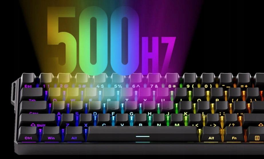 Tastiera Magnetica MonsGeek Fun60 Pro - Stampa Laterale Bianca Trigger Rapido