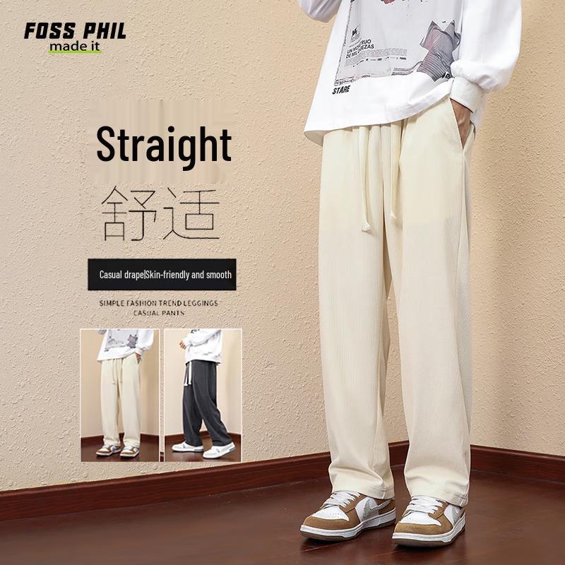 Foss Phil Men's Autumn/Winter Corduroy Straight Leg Casual Pants