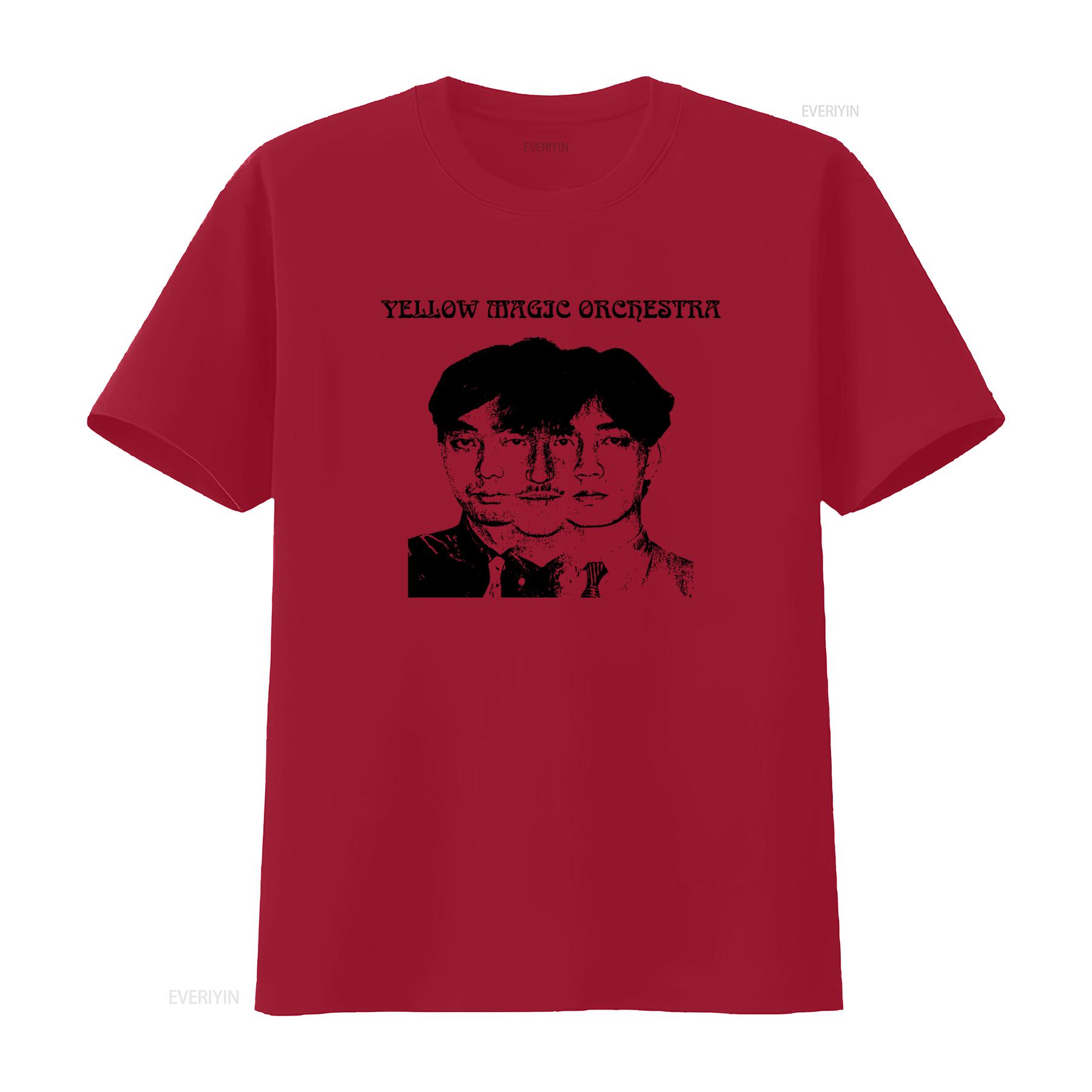 Yellow Magic Orchestra Vintage Style T Shirt for Music Lovers Print Retro Design vintage Washed Slightly graphic Comfortable S