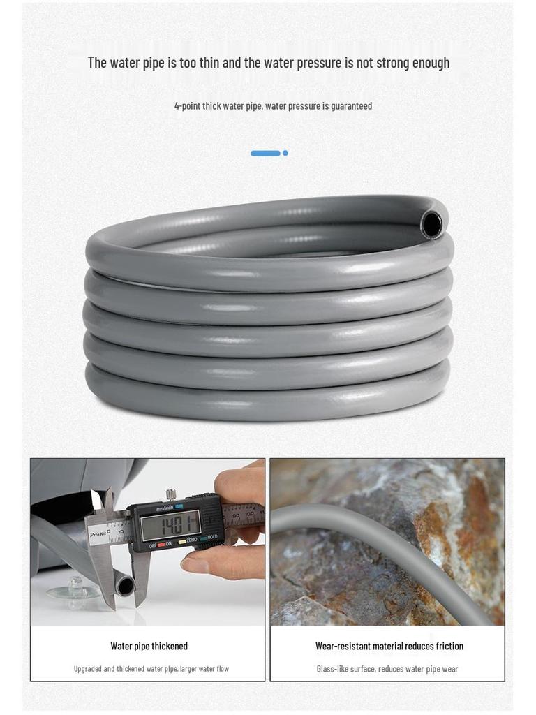 Multi-Function High-Pressure Water Gun: Flexible Hose & Nozzle for Gardening & Car Washing
