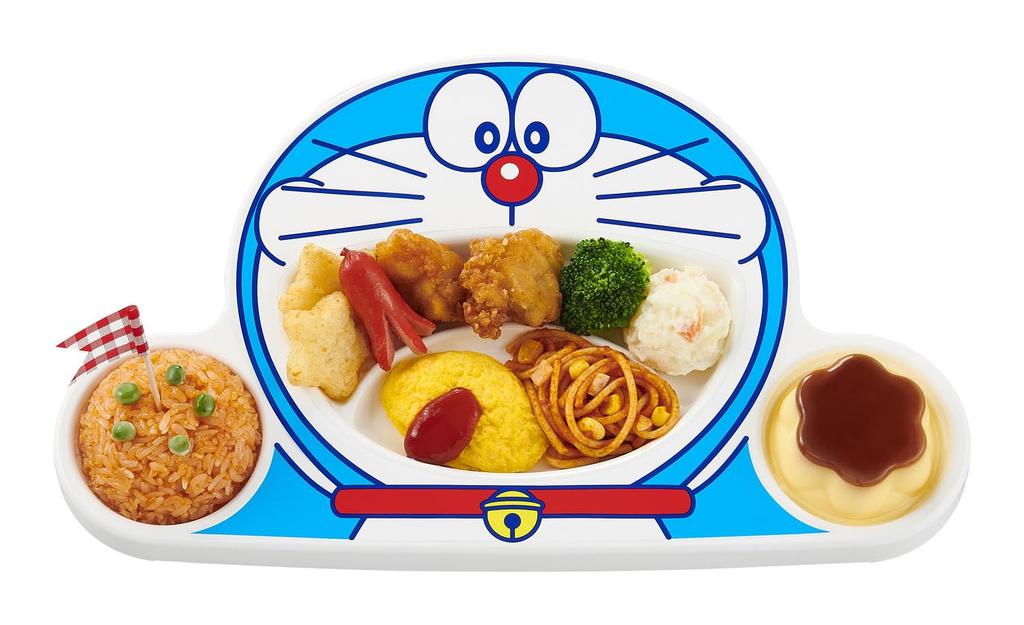 OSK Lunch Children's Plate, Doraemon, KP-13