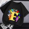 Incrediblebox Sprunki süßer Cartoon Junge und Mädchen Anime lässiges kurzärmeliges T-Shirt geeignet für den Sommer