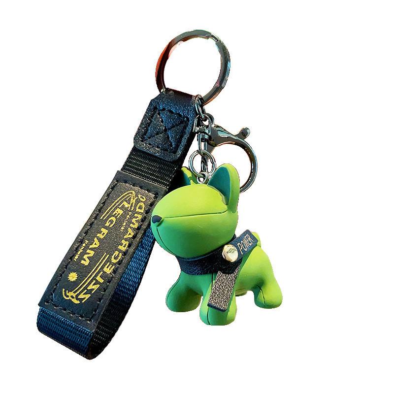 Adorable Bulldog Cartoon Keychain Resin Accessory For Birthdays Holidays And