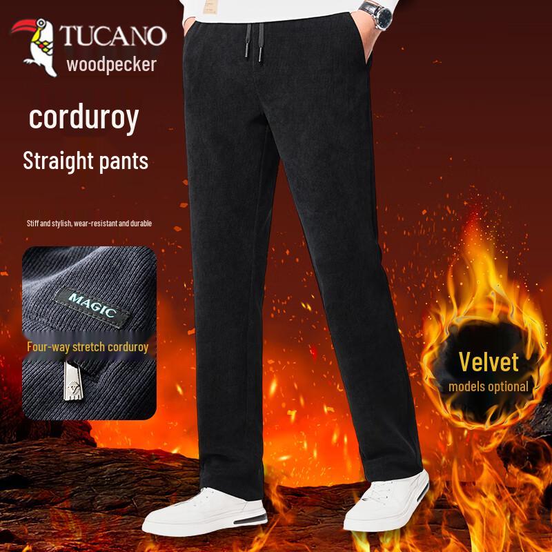 

TUCANO Men s Corduroy Straight-Leg Casual Pants 3XL