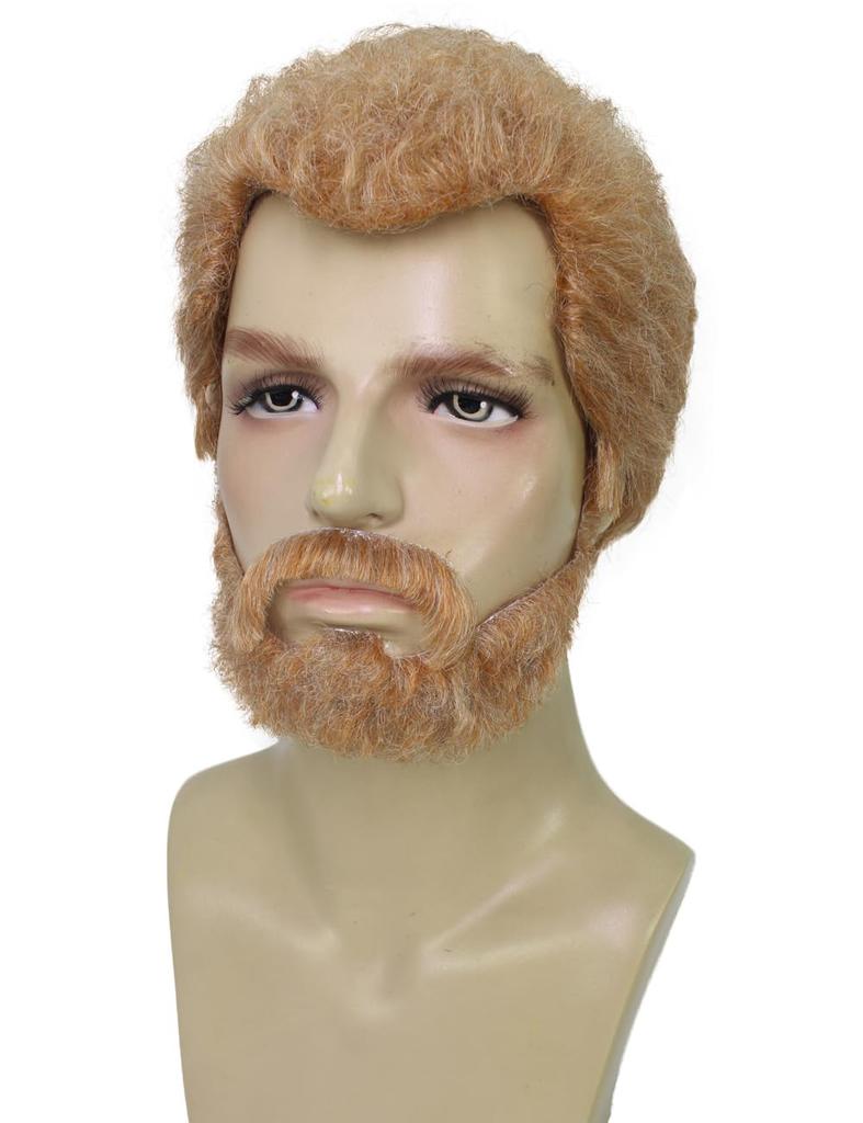 Wigs2you H-5688 Prince of Wales British Ginger Brown Wig and Beard Set for Adult Men
