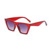 Trendige Cat-Eye-Sonnenbrille für Damen/Herren Retro Quadratische Sonnenbrille UV400 Schutz Brillen Sommer-Tönungen Modeaccessoires
