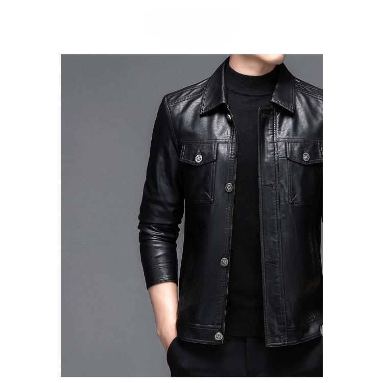 Мужская куртка из овчины — фото 7