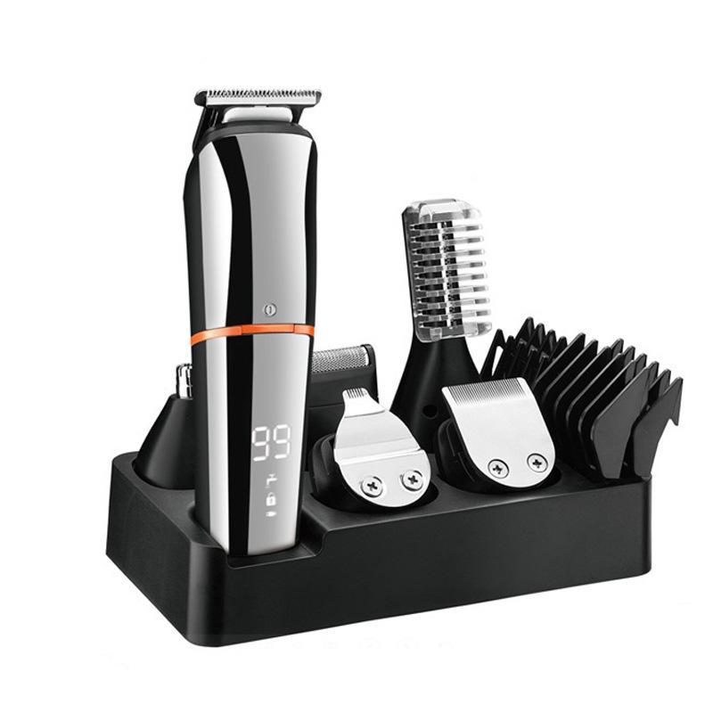 

Электрический набор для ухода за волосами 6 в 1 для мужчин: Машинки для стрижки волос и набор триммеров для лысого волоса 860 Six-in-One