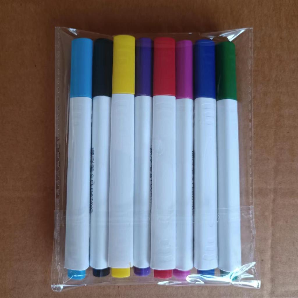 12-Color Erasable Water-Based Whiteboard Markers - Creative, Washable for Students and Offices