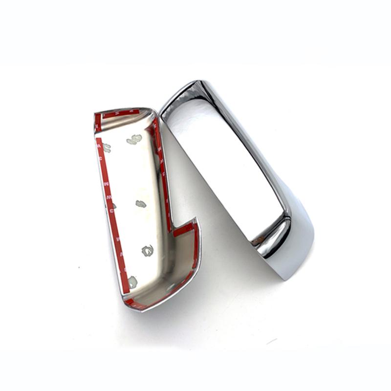 For Chevrolet Silverado 1500 ABS Chromed Side Door Rearview Mirror Cover Trims Car-Styling Accessories 2pcs/set