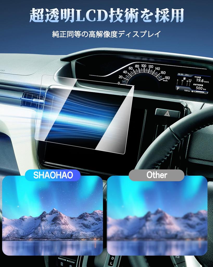 SHAOHAO AG Glass Film for Toyota Crown Crossover 35 Navigation Screen Daihatsu Atrai Toyota Crown Estate Easy Custom Toyota Crown Parts