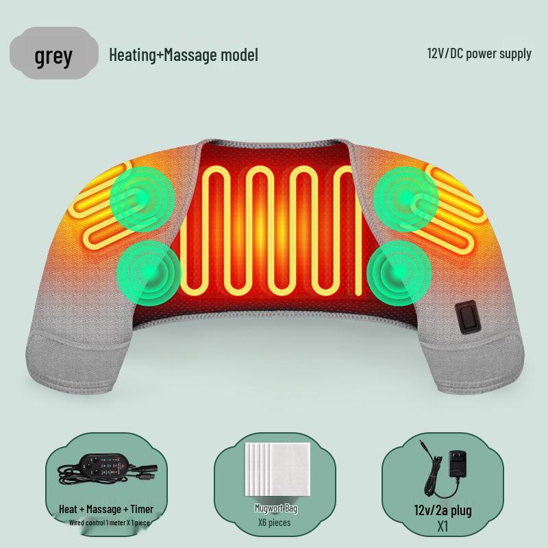 Heated Massage Shoulder and Neck Camisole for Men & Women - Warm Compress Therapy for Cold Protection