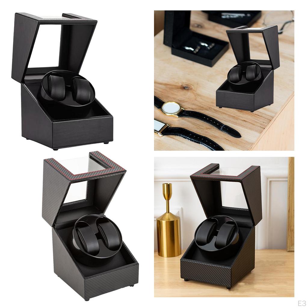 Automatic Watch Winder PU Leather Display Box for Wristwatch