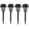 Lámparas solares anti-mosquitos para jardín - H2303 - Pack 4 - LED solar - Rejilla eléctrica anti-mosquitos