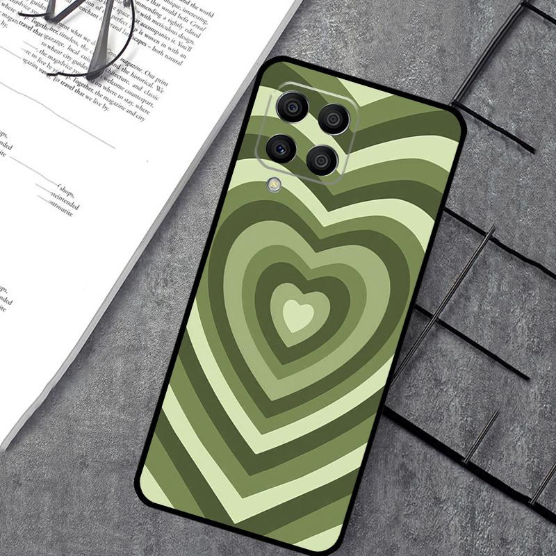 Purple Brown Pink Blue Heart Case For Samsung Galaxy M15 M11 M12 M13 M14 M06 M16 M36 M56 M31 M53 M32 M52 M35 M55 M34 M54