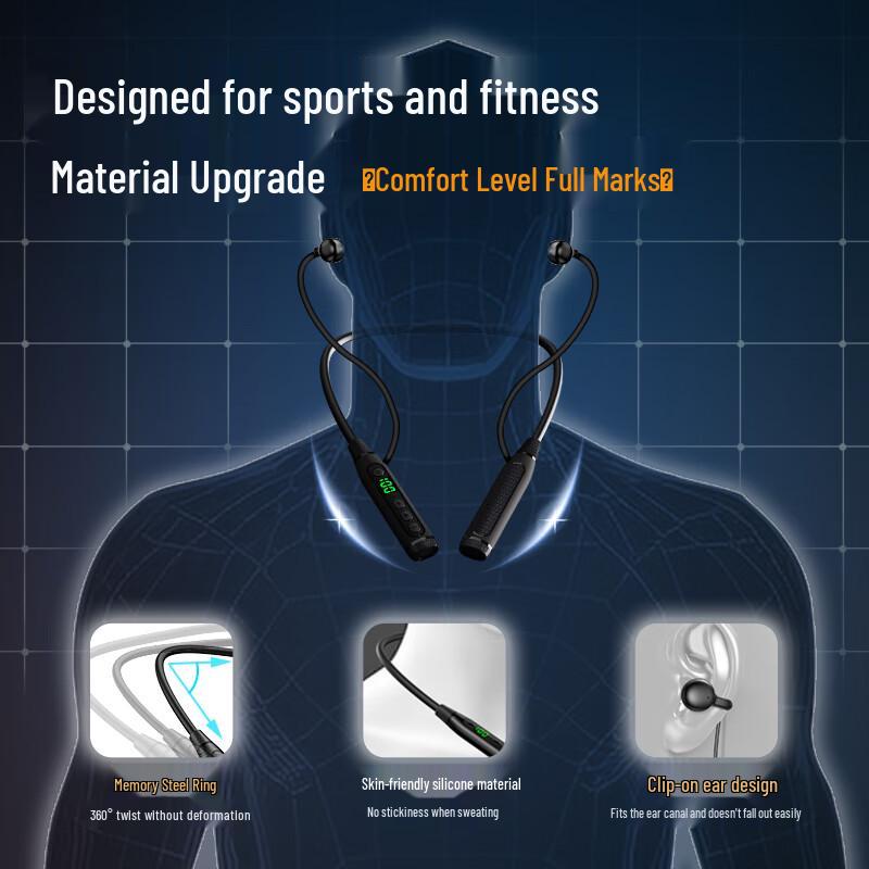 Xilaixi K71 Open-Ear Sports Bluetooth Neckband Headphones