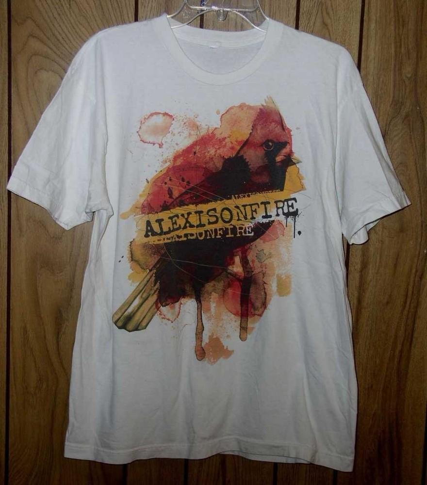 Alexisonfire band 2009 White Shirt Unisex Concert S to 5XL CM505 Unisex T-Shirt M