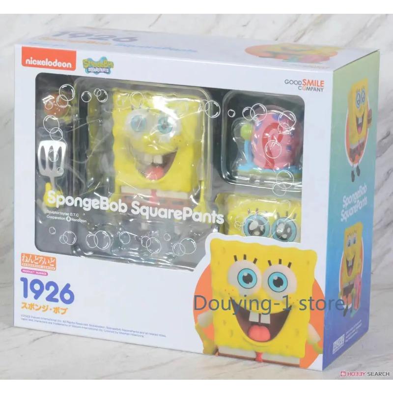In Stock SpongeBob SquarePants Anime Action Figures Patrick Star Squidward Cartoon Character Model Desktop Decoration Ornament белый