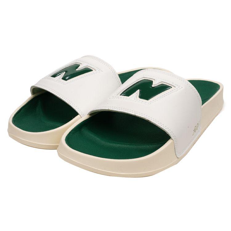 New Balance 200 Infradito Verdi Unisex a Fascia Singola Suola Morbida Suola in Gomma Traspirante SUF200J2