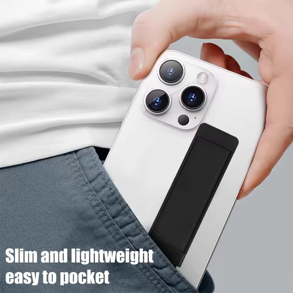 Universal Wrist Band Cell Phone Bracket Portable Finger Grip Mobile Phone Holder Sticked Socket Stand For Xiaomi IPhone 16 17