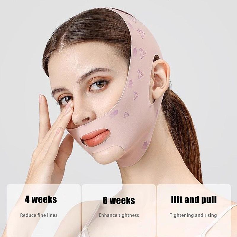 Mento Guancia Benda Dimagrante V Shaper V Line Maschera per Il Sollevamento del Viso Lifting Anti Rughe Fascia per Dormire Maschera Bellezza Salute